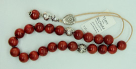 Rosary with apple coral